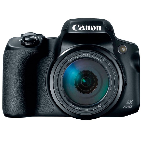 Canon powershot sx70hs negro cámara de fotos digital 20.3mp uhd zoom óptico 65x wifi