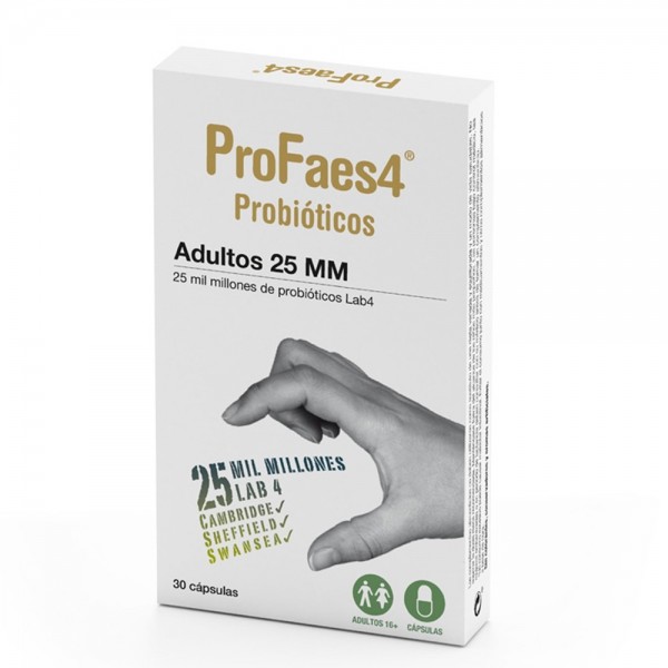 Profaes4 Probioticos Adultos 25mm 30 Cápsulas