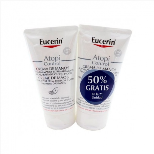 Eucerin Atopicontrol Crema Manos 2x75ml Promo