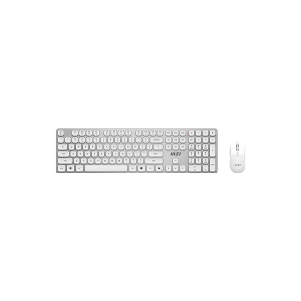 Msi teclado + ratón forge k210 w combo es white