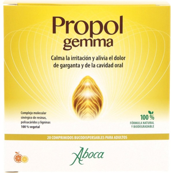 Aboca Propolgemma Adultos 20 Comprimidos Bucodispersables