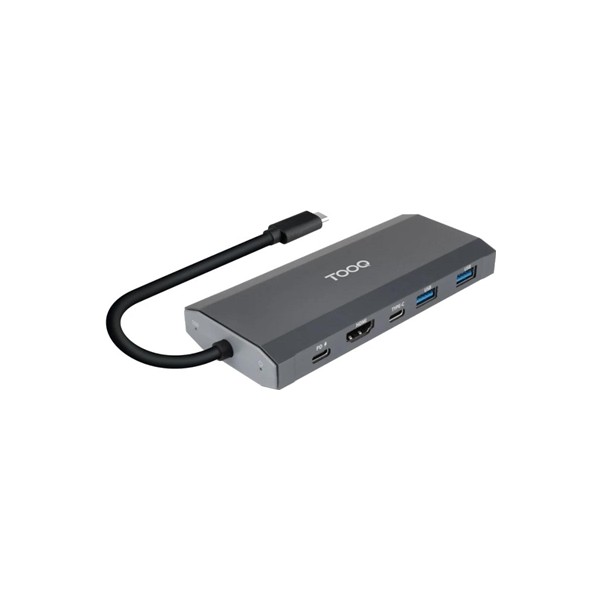Tooq caja externa+hub m.2 ngff/nvme usb3.2 gen2